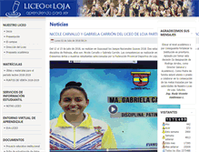 Tablet Screenshot of liceodeloja.org